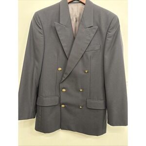 Classic Double-Breasted Navy Men's Blazer